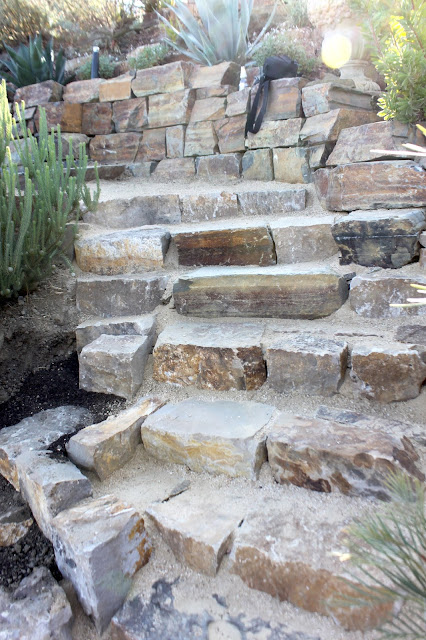 dry rock steps
