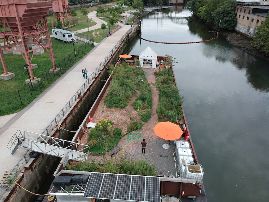 Swale NYC - Food forest barge