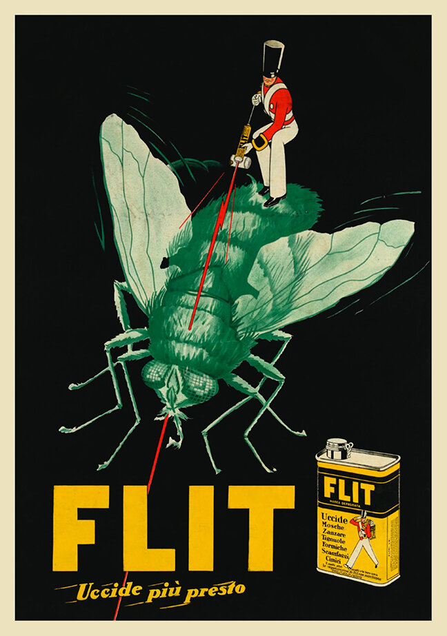 vintage pesticide poster